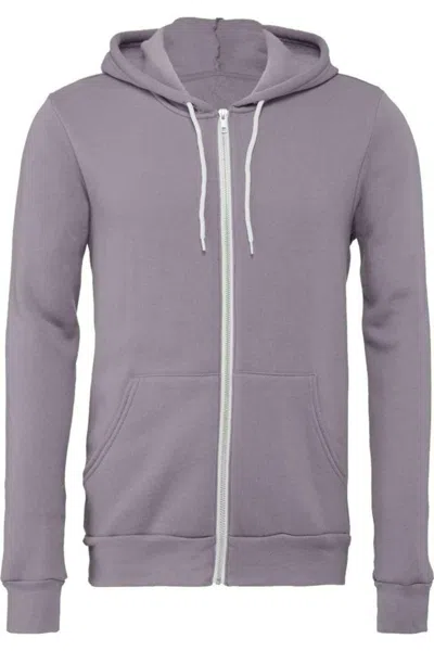 Bella+canvas Sponge Fleece Full-zip Hoodie In Blue