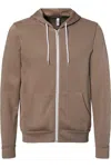 Bella+canvas Sponge Fleece Full-zip Hoodie In Multi