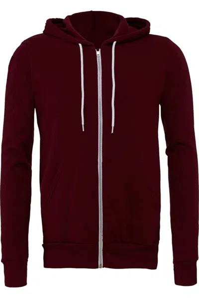 Bella+canvas Sponge Fleece Full-zip Hoodie In Multi
