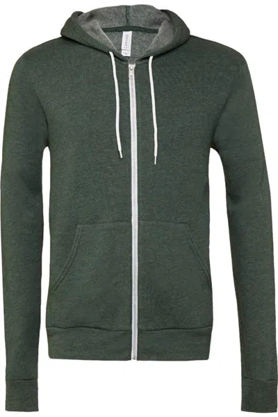 Bella+canvas Sponge Fleece Full-zip Hoodie In Multi