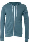 BELLA+CANVAS SPONGE FLEECE FULL-ZIP HOODIE