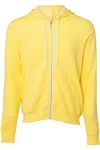 Bella+canvas Sponge Fleece Full-zip Hoodie In Yellow
