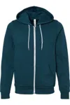 Bella+canvas Sponge Fleece Full-zip Hoodie In Yellow