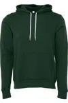 Bella+canvas Sponge Fleece Hoodie In Green