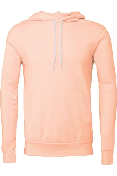 Bella+canvas Sponge Fleece Hoodie In Pink