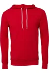 Bella+canvas Sponge Fleece Hoodie In Red