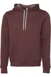 Bella+canvas Sponge Fleece Hoodie In Red