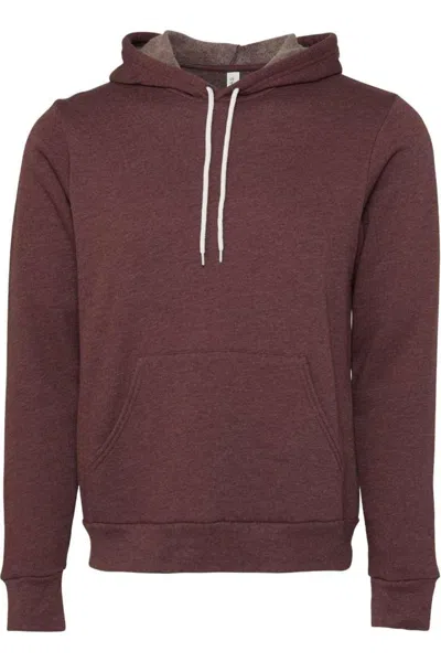 Bella+canvas Sponge Fleece Hoodie In Red