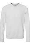 Bella+canvas Sponge Fleece Raglan Crewneck Sweatshirt In Grey