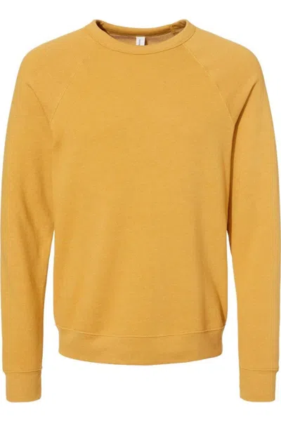 Bella+canvas Sponge Fleece Raglan Crewneck Sweatshirt In Multi