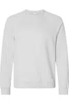 Bella+canvas Sponge Fleece Raglan Crewneck Sweatshirt In Silver
