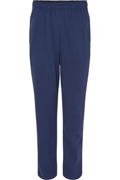 Bella+canvas Sponge Fleece Straight Leg Sweatpants In Blue