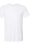Bella+canvas Heather Cvc Raglan Tee In White
