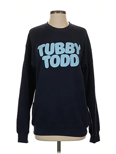 Pre-owned Bella+canvas Sweatshirt In Blue