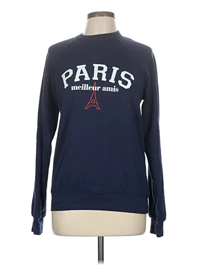 Pre-owned Bella+canvas Sweatshirt In Blue