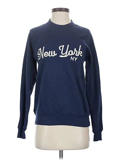 Pre-owned Bella+canvas Sweatshirt In Blue