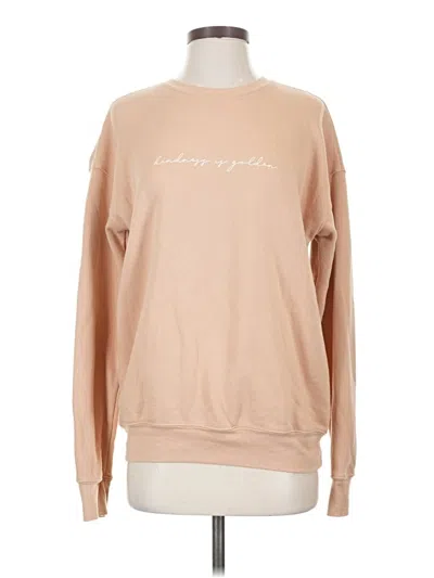 Pre-owned Bella+canvas Sweatshirt In Brown