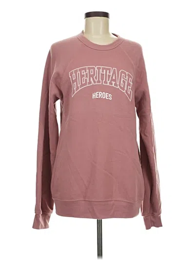 Pre-owned Bella+canvas Sweatshirt In Burgundy