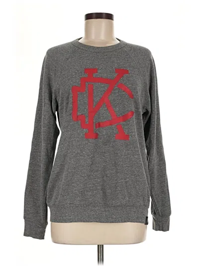 Pre-owned Bella+canvas Sweatshirt In Gray