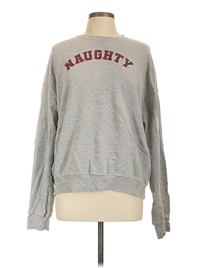 Pre-owned Bella+canvas Sweatshirt In Gray