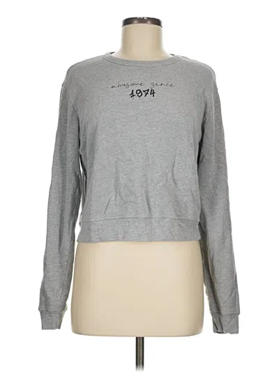 Pre-owned Bella+canvas Sweatshirt In Gray