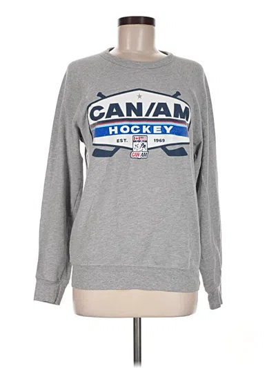 Pre-owned Bella+canvas Sweatshirt In Gray
