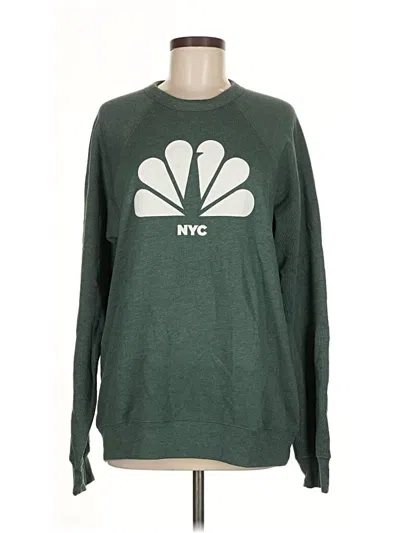 Pre-owned Bella+canvas Sweatshirt In Green