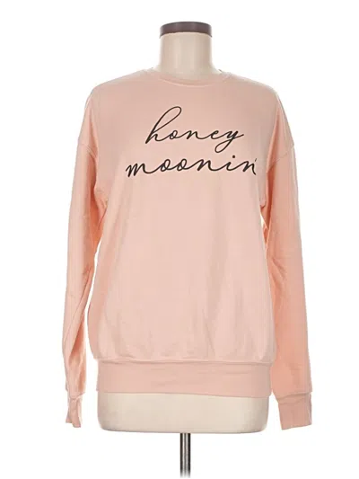 Pre-owned Bella+canvas Sweatshirt In Pink