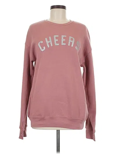 Pre-owned Bella+canvas Sweatshirt In Pink