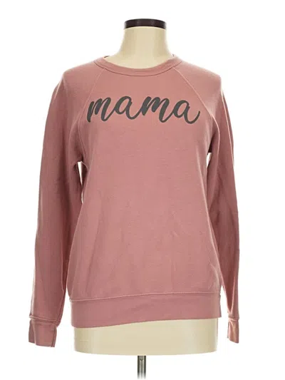 Pre-owned Bella+canvas Sweatshirt In Pink