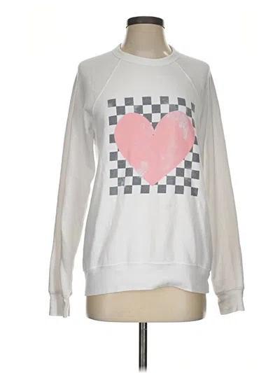Pre-owned Bella+canvas Sweatshirt In Silver