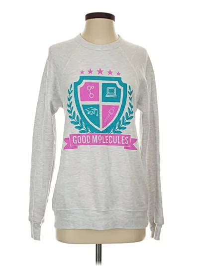 Pre-owned Bella+canvas Sweatshirt In Silver