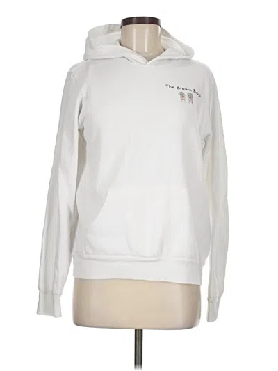 Pre-owned Bella+canvas Sweatshirt In White