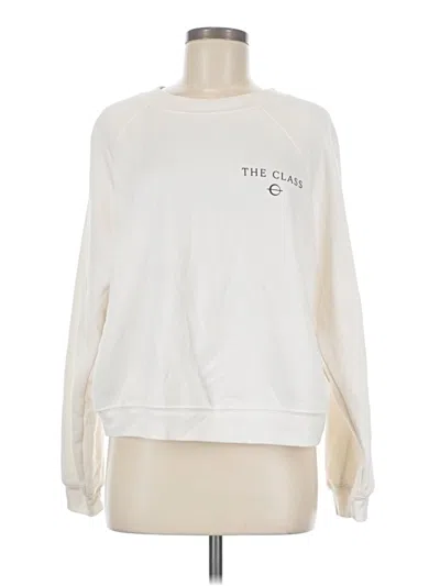 Pre-owned Bella+canvas Sweatshirt In White