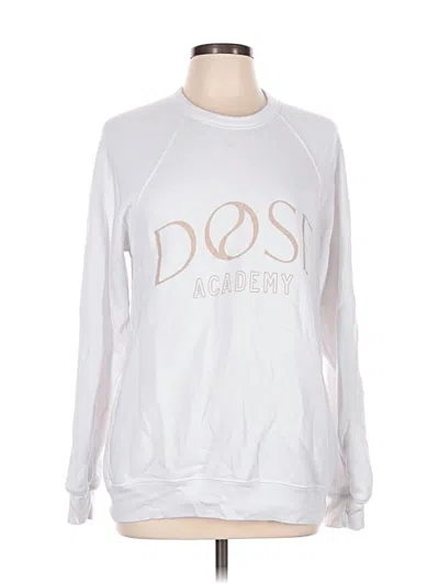 Pre-owned Bella+canvas Sweatshirt In White