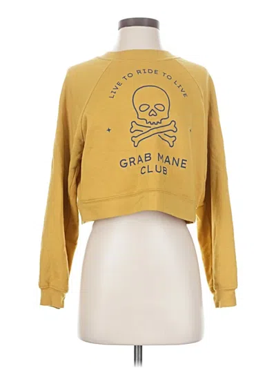 Pre-owned Bella+canvas Sweatshirt In Yellow