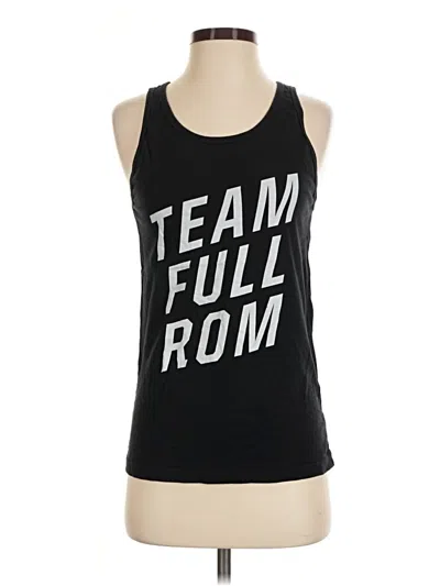 Pre-owned Bella+canvas Tank Top Black Halter Neckline Tops