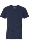 Bella+canvas Canvas Mens Jersey Short Sleeve V-neck T-shirt In Blue