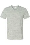 Bella+canvas Textured Jersey V-neck Tee In Multi