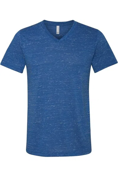 Bella+canvas Textured Jersey V-neck Tee In Multi
