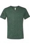 Bella+canvas Textured Jersey V-neck Tee In Multi