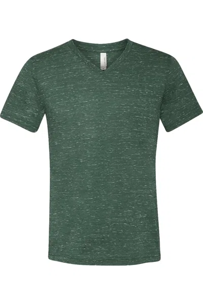 Bella+canvas Textured Jersey V-neck Tee In Multi