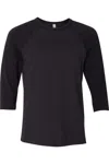 Bella+canvas Three-quarter Sleeve Baseball Tee