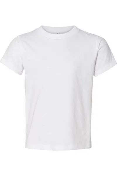 Bella+canvas Kids' Toddler Jersey Tee In White