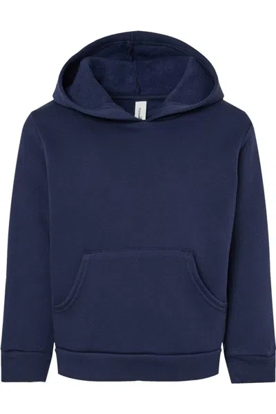 Bella+canvas Kids' Toddler Sponge Fleece Pullover Hoodie In Blue