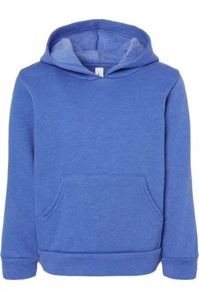 Bella+canvas Kids' Toddler Sponge Fleece Pullover Hoodie In Blue