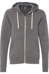 Bella+canvas Triblend Sponge Fleece Full-zip Hoodie In Multi