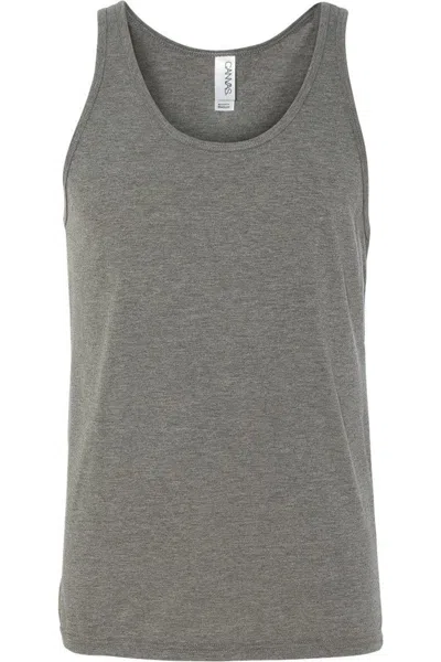 Bella+canvas Triblend Tank In Gray