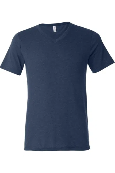 Bella+canvas Triblend V-neck Short Sleeve Tee In Multi