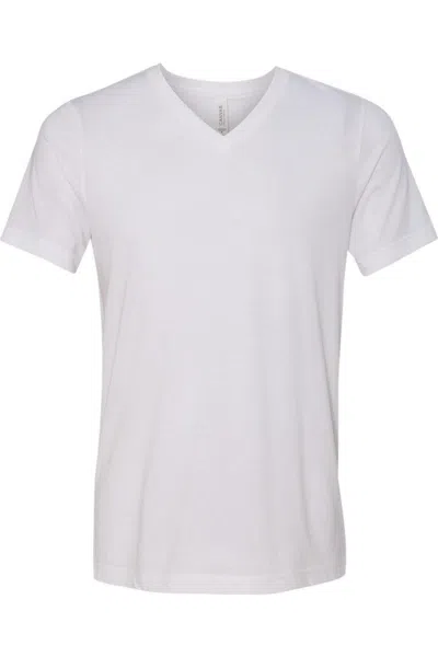 Bella+canvas Triblend V-neck Short Sleeve Tee In Multi